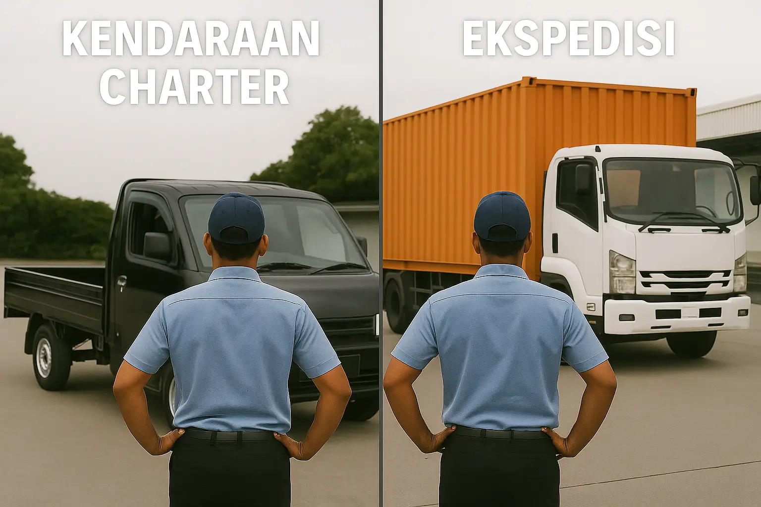 perbedaan carter kendaraan dan ekspedisi - jasa carter kendaraan Surabaya